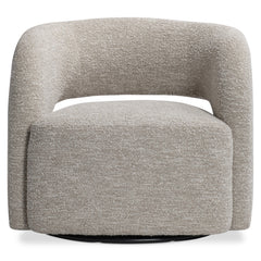 Chloe Beige/Tan Fabric Swivel Chair - Ornate Home