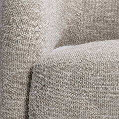 Chloe Beige/Tan Fabric Swivel Chair - Ornate Home