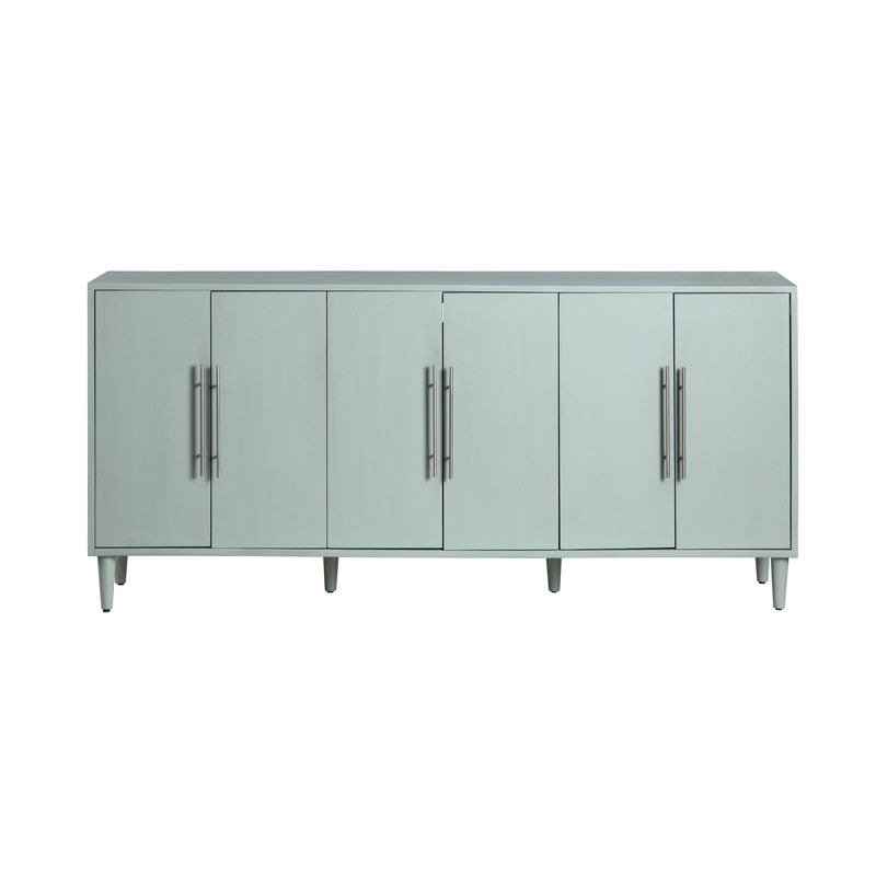 Chloe Green Six Door Sideboard - Ornate Home