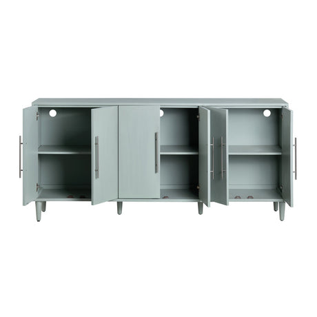 Chloe Green Six Door Sideboard - Ornate Home