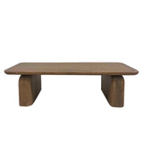 Chloe Pottery Brown Coffee Table - Ornate Home