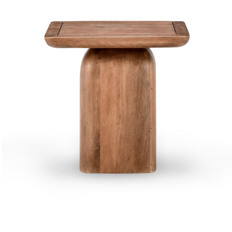 Chloe Pottery Brown End Table - Ornate Home