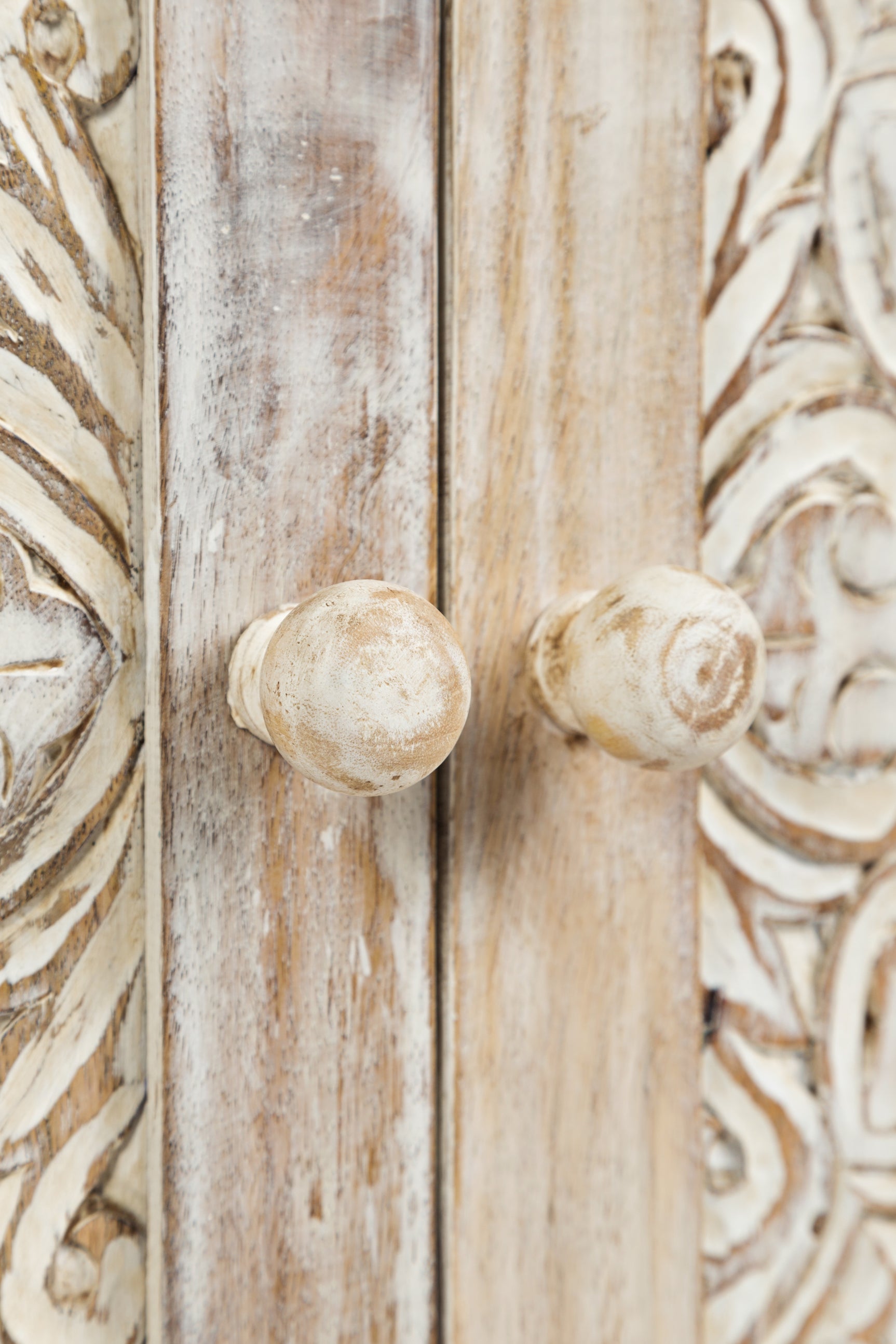 Chloe Weathered White Accent Chest - Ornate Home