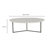 Chloe White Coffee Table - Ornate Home