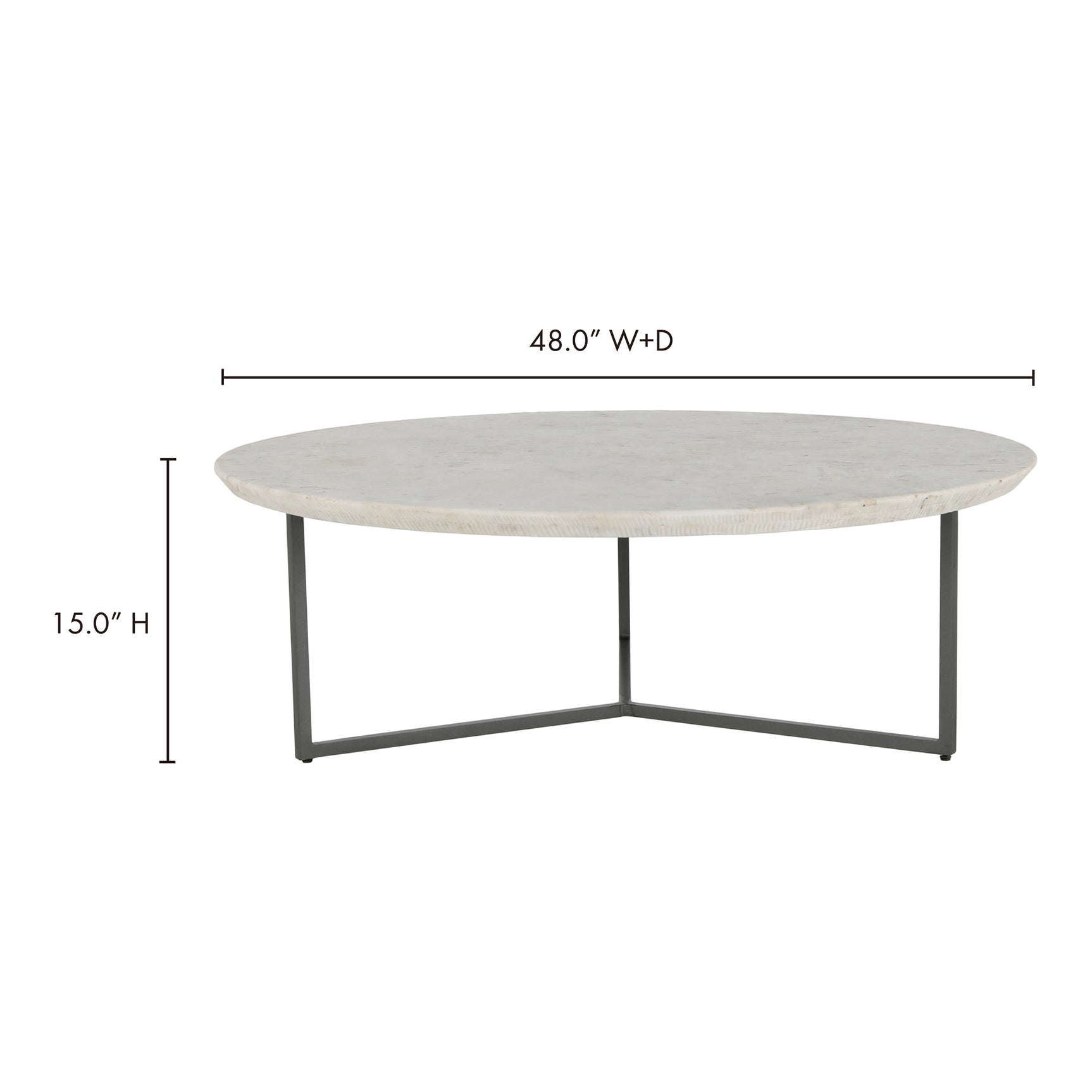Chloe White Coffee Table - Ornate Home