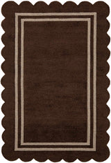 Chogan Chocolate Brown Area Rug - Ornate Home