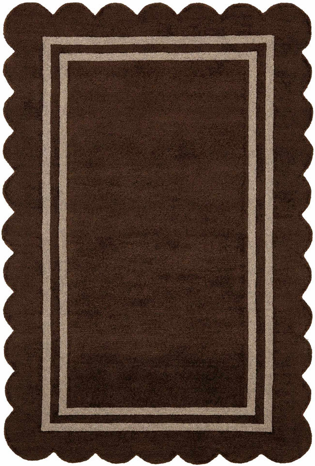 Chogan Chocolate Brown Area Rug - Ornate Home
