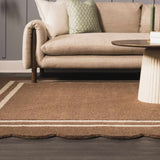 Chogan Chocolate Brown Area Rug - Ornate Home