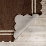 Chogan Chocolate Brown Area Rug - Ornate Home