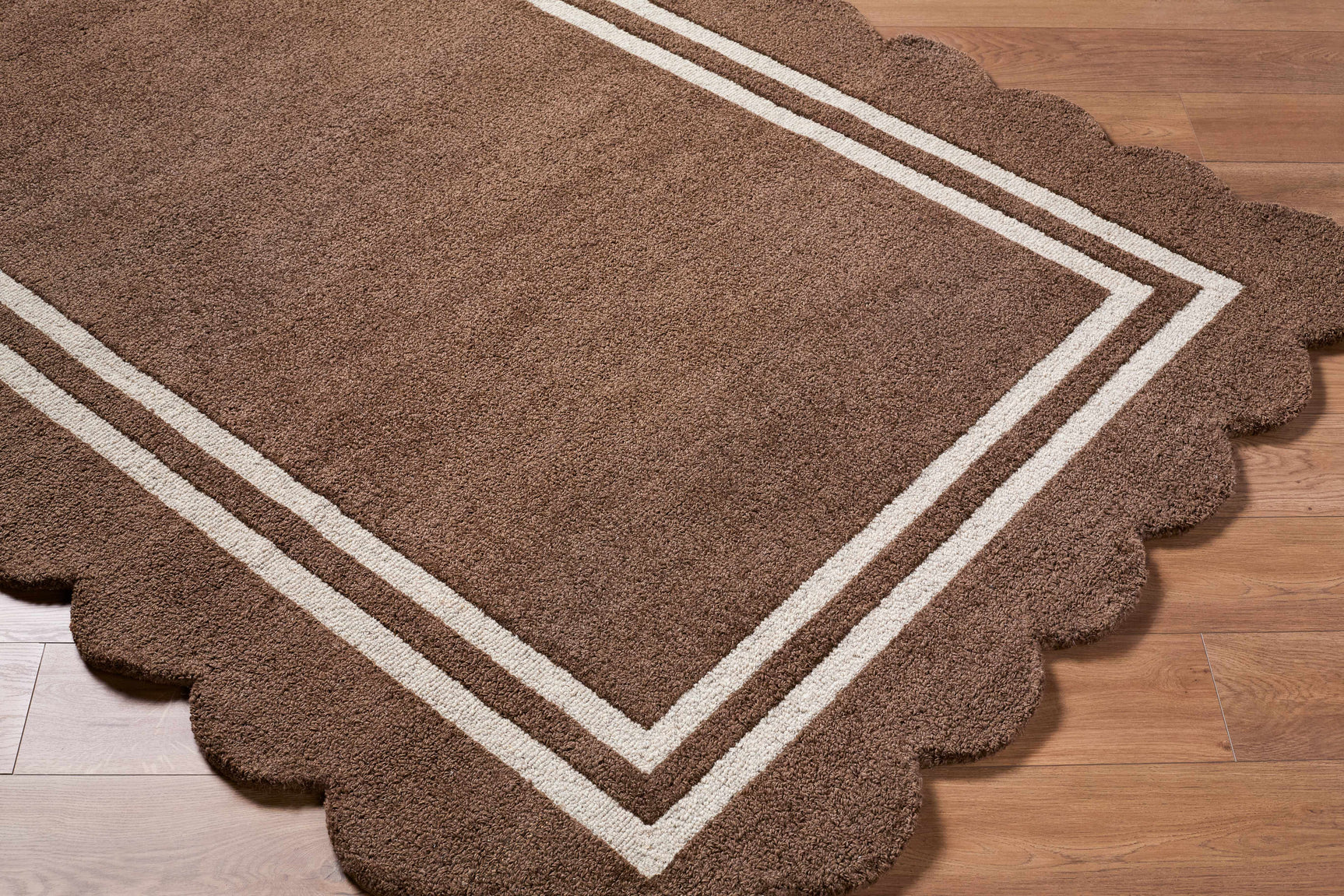 Chogan Chocolate Brown Area Rug - Ornate Home