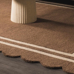 Chogan Chocolate Brown Area Rug - Ornate Home