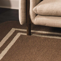 Chogan Chocolate Brown Area Rug - Ornate Home