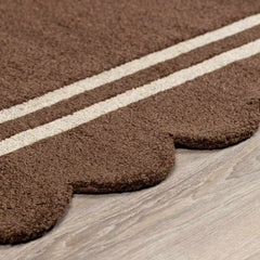 Chogan Chocolate Brown Area Rug - Ornate Home