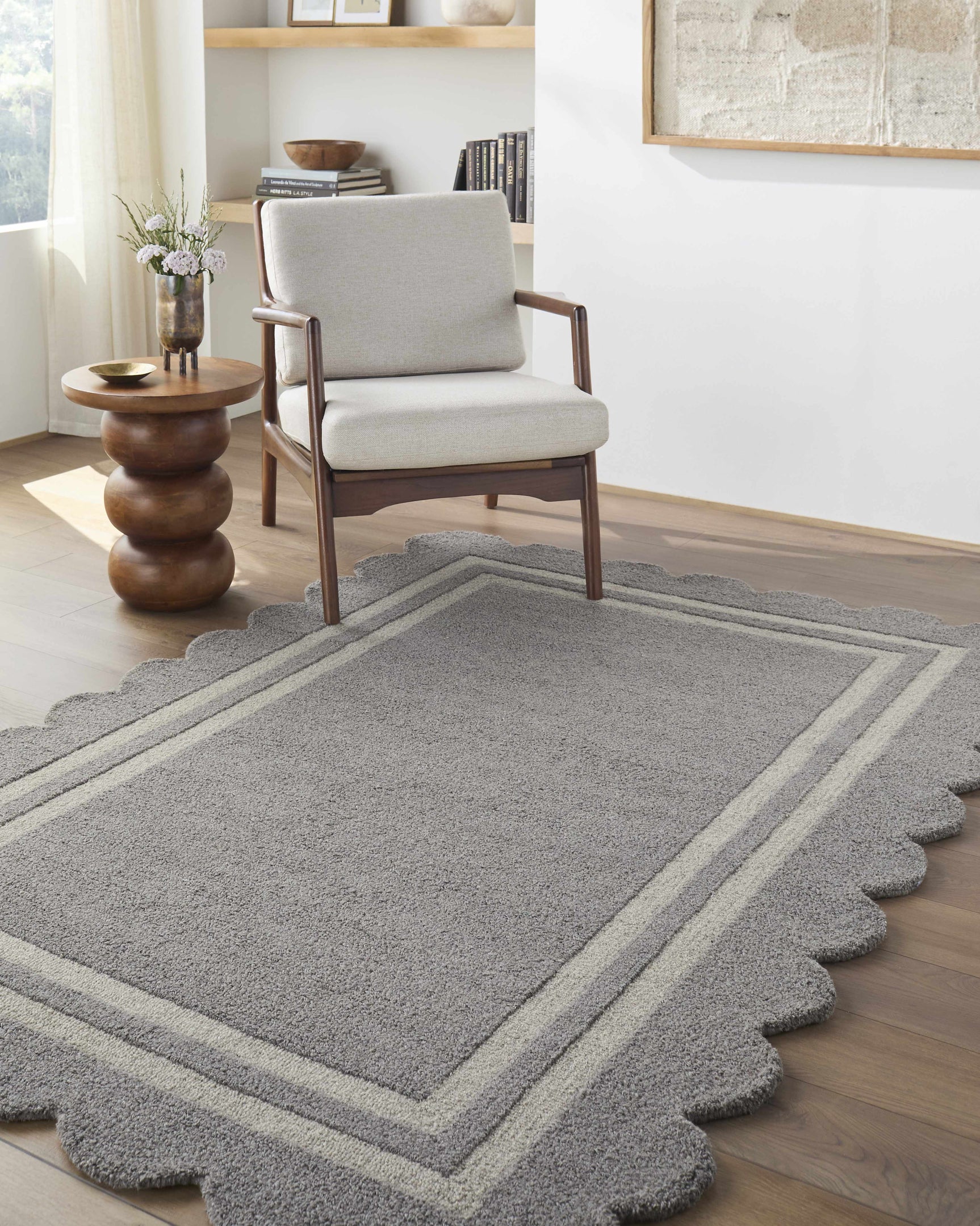Chogan Slate Gray Area Rug - Ornate Home
