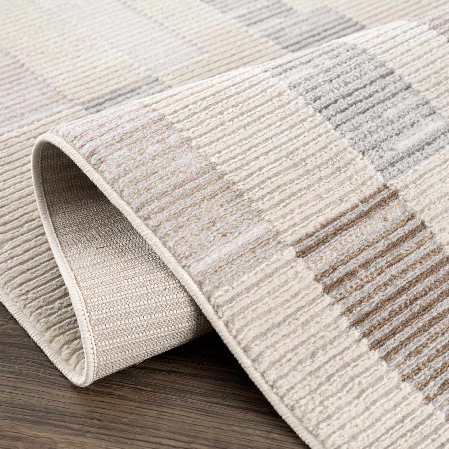 Chouko Broken-Striped Area Rug - Ornate Home