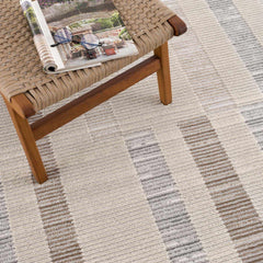 Chouko Broken-Striped Area Rug - Ornate Home