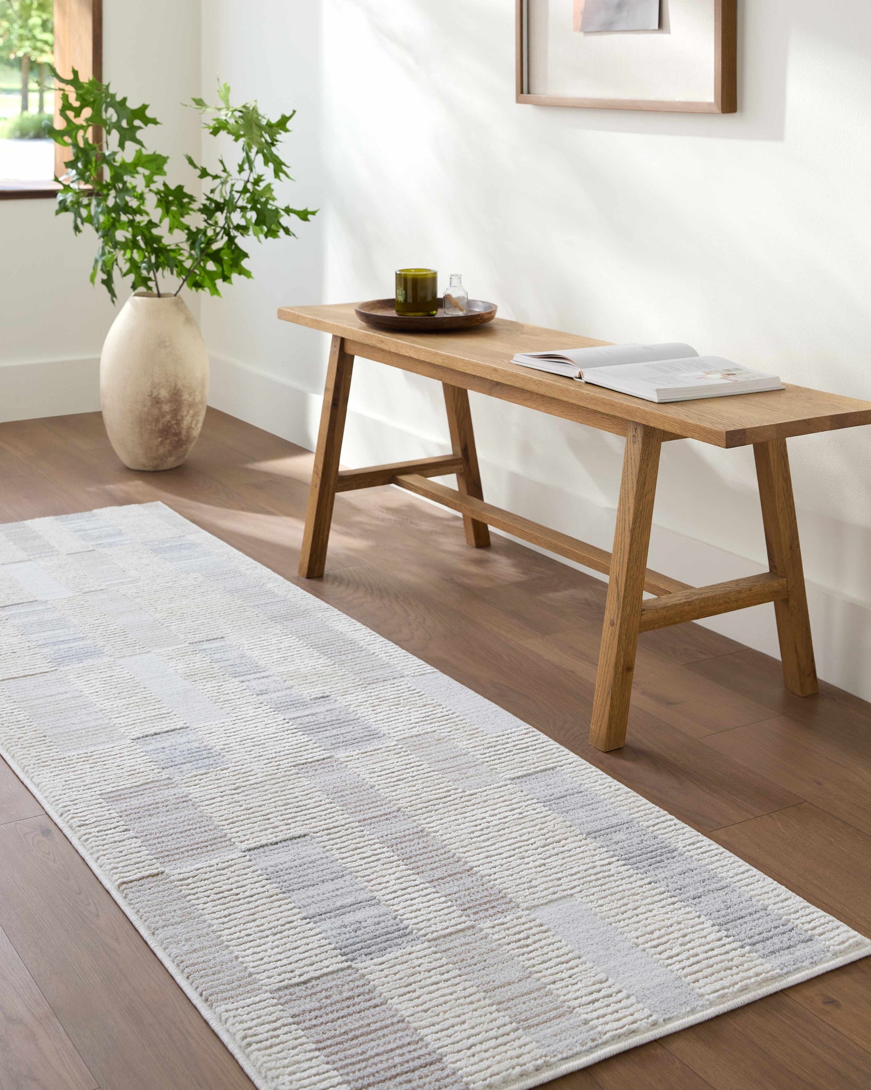 Chouko Broken-Striped Area Rug - Ornate Home