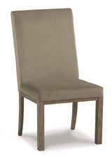 Chrestner Gray/Brown Dining Side Chair (Set of 2) - Ornate Home