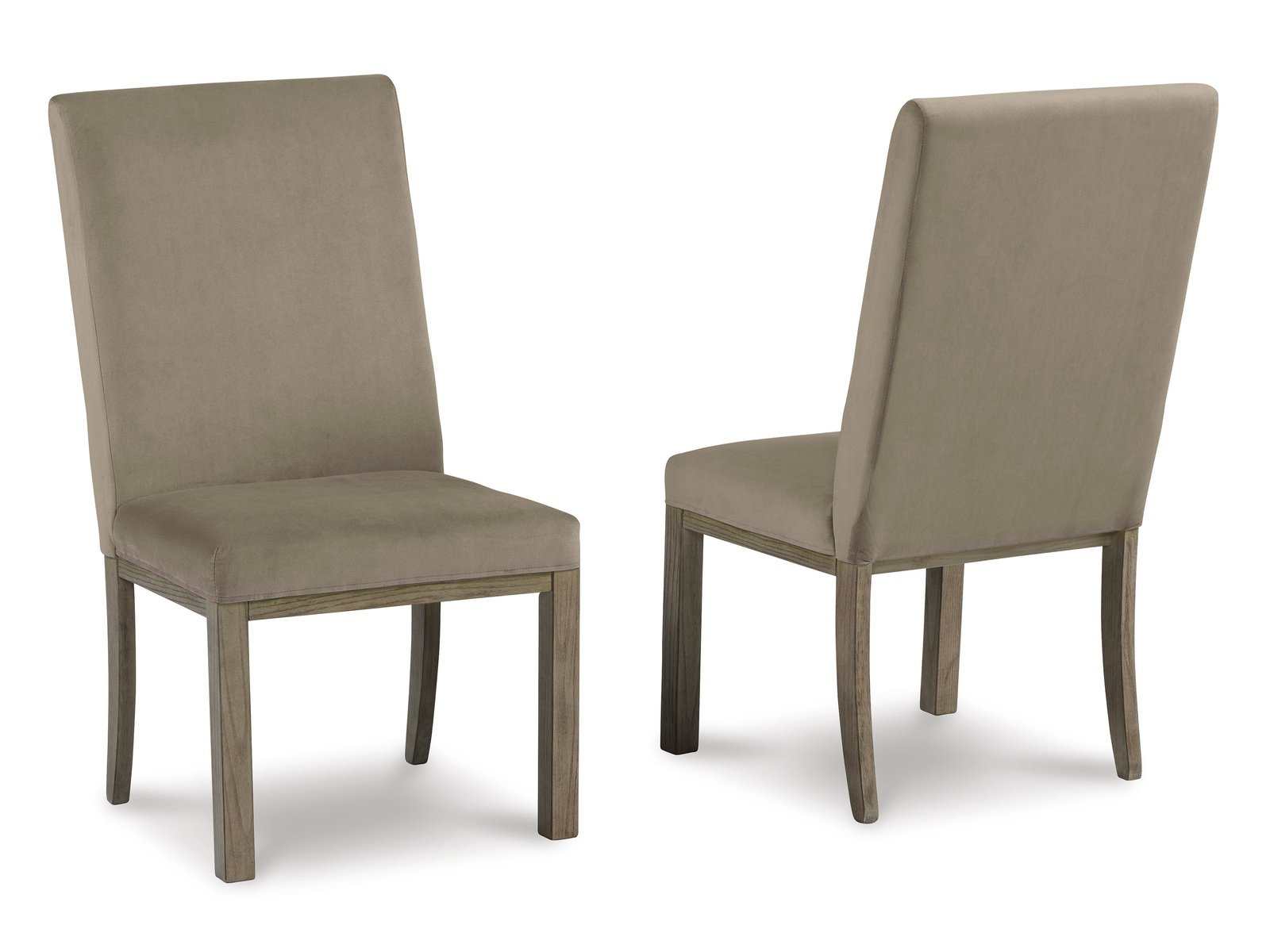 Chrestner Gray/Brown Dining Side Chair (Set of 2) - Ornate Home