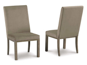 Chrestner Gray/Brown Dining Side Chair (Set of 2) - Ornate Home