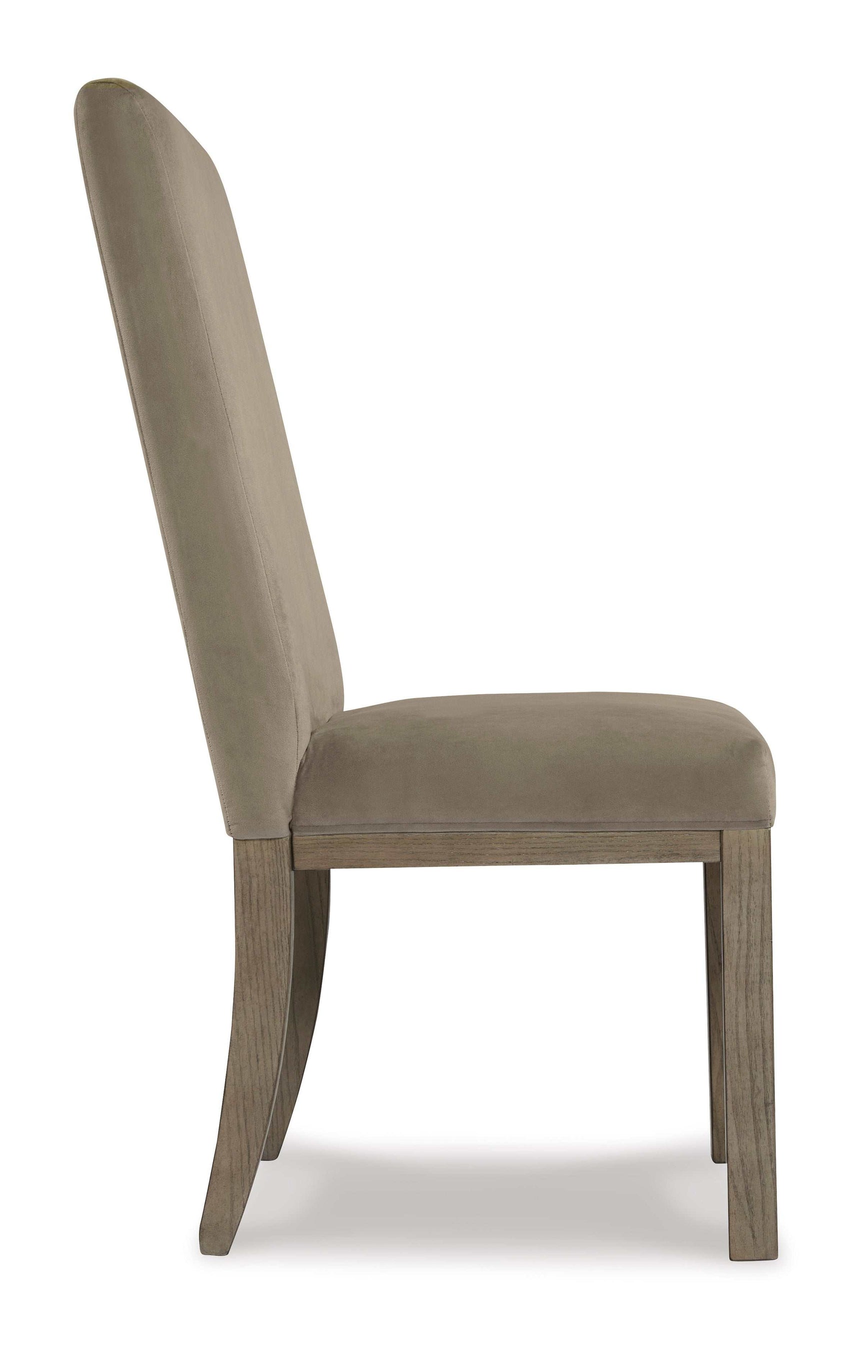 Chrestner Gray/Brown Dining Side Chair (Set of 2) - Ornate Home
