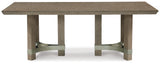 Chrestner Gray/Brown Dining Table and 4 Chairs (Online Special Price) - Ornate Home