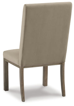 Chrestner Gray/Brown Dining Table and 4 Chairs - Ornate Home
