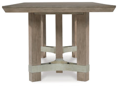 Chrestner Gray/Brown Dining Table and 4 Chairs - Ornate Home