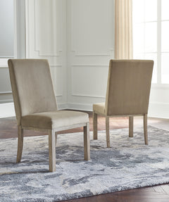 Chrestner Gray/Brown Dining Table and 4 Chairs - Ornate Home