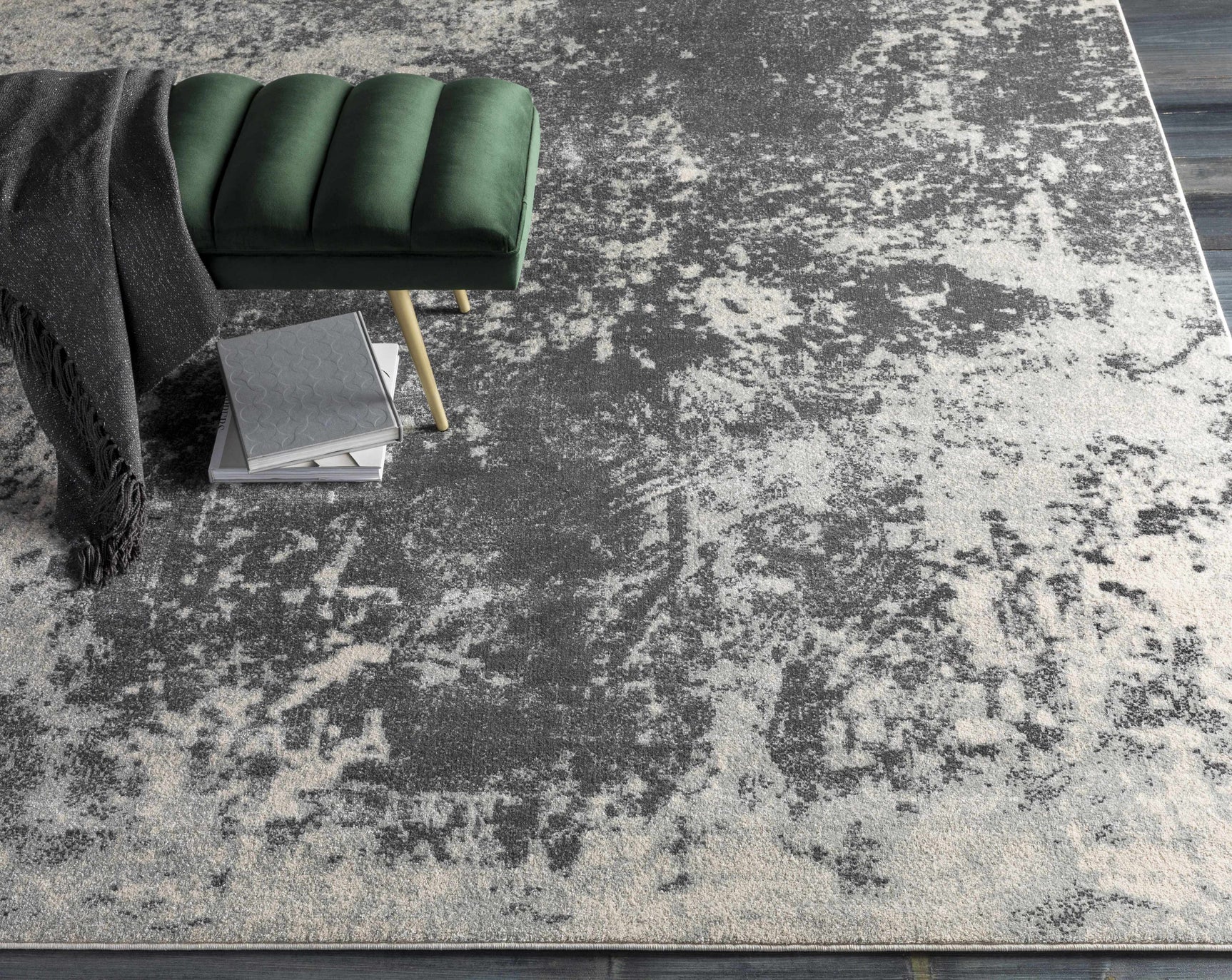 Chriesman Black/Beige Abstract Rug - Clearance - Ornate Home