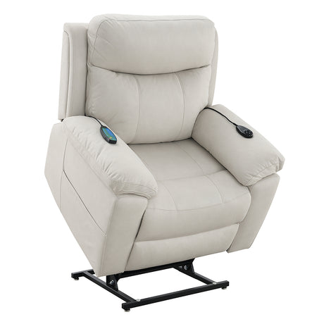 Chriki Beige Power Recliner - Ornate Home