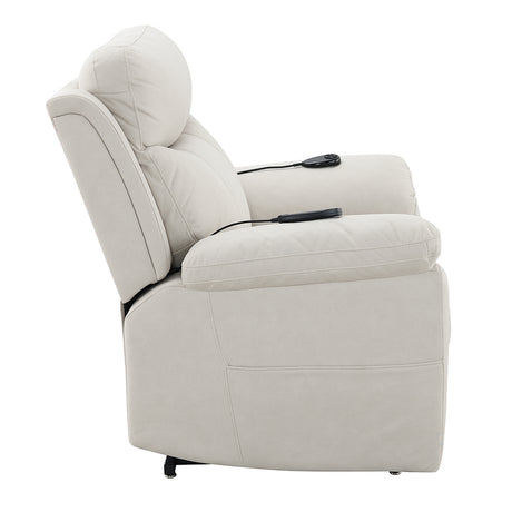 Chriki Beige Power Recliner - Ornate Home