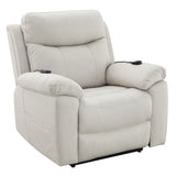 Chriki Beige Power Recliner - Ornate Home