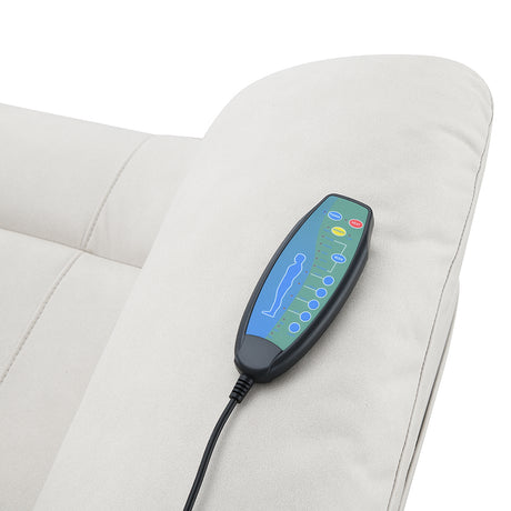 Chriki Beige Power Recliner - Ornate Home