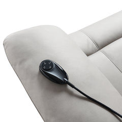 Chriki Beige Power Recliner - Ornate Home