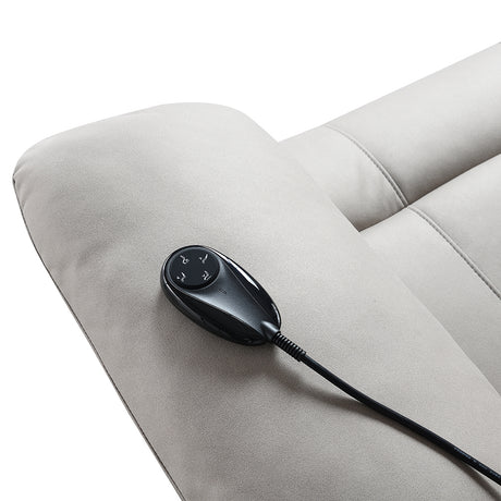 Chriki Beige Power Recliner - Ornate Home