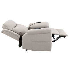 Chriki Beige Power Recliner - Ornate Home