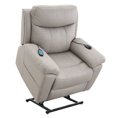 Chriki Beige Power Recliner - Ornate Home