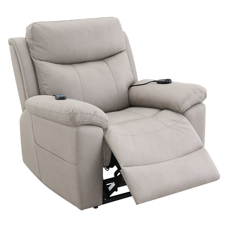 Chriki Beige Power Recliner - Ornate Home