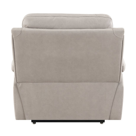 Chriki Beige Power Recliner - Ornate Home