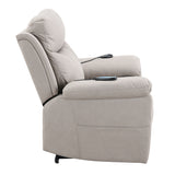 Chriki Beige Power Recliner - Ornate Home