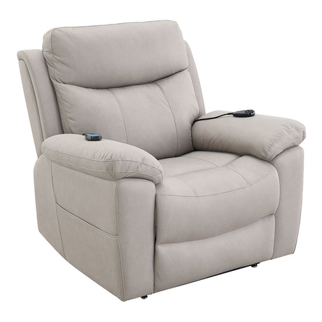 Chriki Beige Power Recliner - Ornate Home