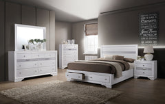 Chrissy White Full Bed - Ornate Home