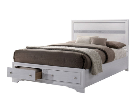 Chrissy White Full Bed - Ornate Home