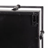 Christa Black Metal Mirrored Base Square Tray - Ornate Home