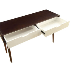 Christa Espresso & White Sofa Table - Ornate Home