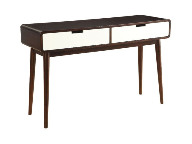 Christa Espresso & White Sofa Table - Ornate Home