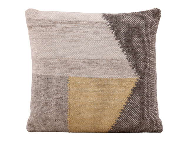 Christensen Yellow Multicolor Square Pillow - Ornate Home