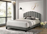Christi Dark Gray Queen Bed - Ornate Home