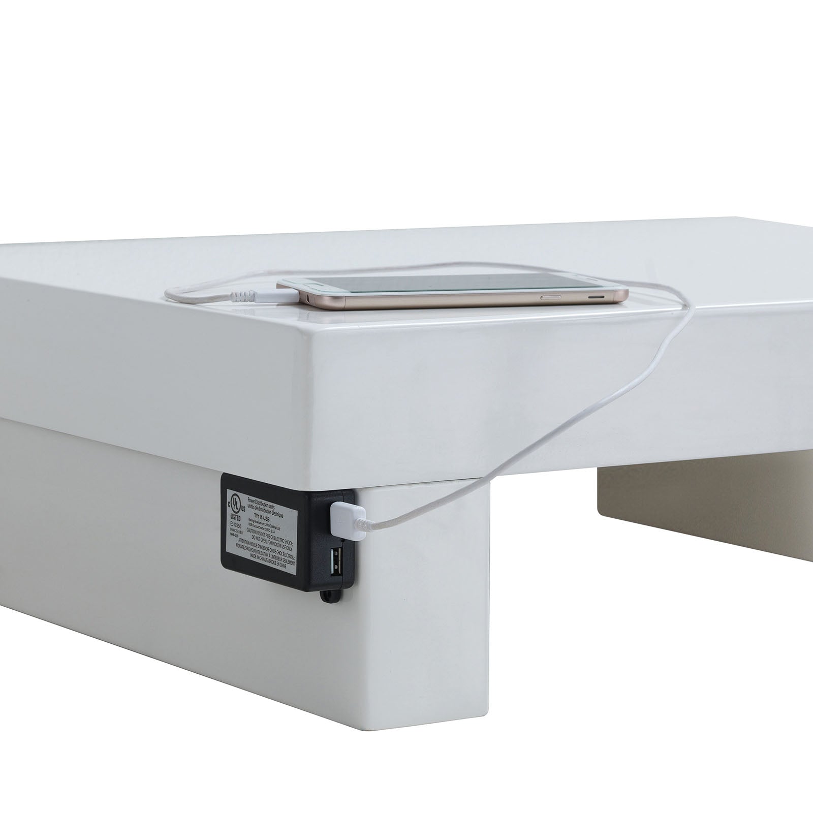 Christie White 5 Pc. Queen Bedroom Set w/ 2NS - Ornate Home